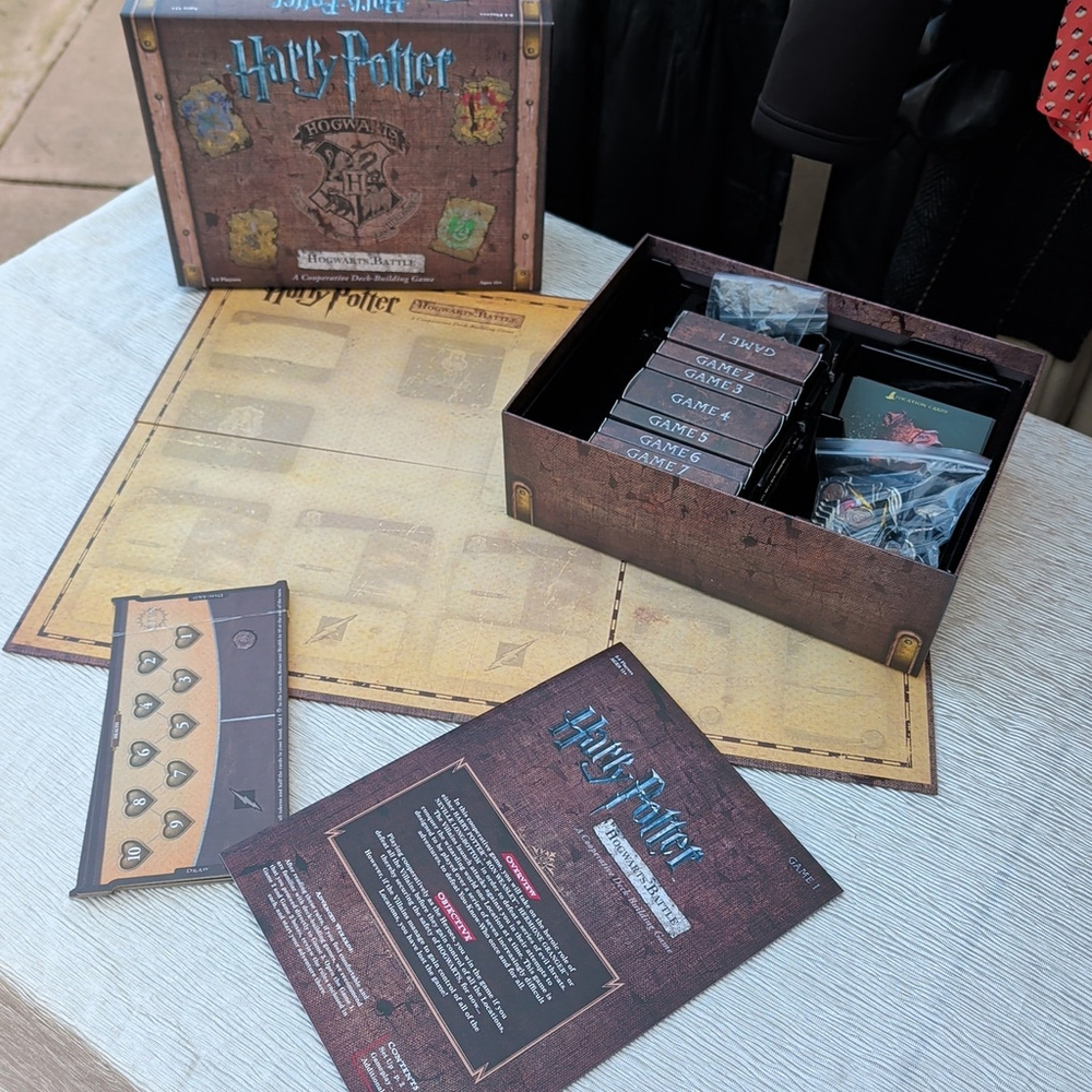 Harry Potter Hogwarts Battle Card Game Cooperative Deck Building